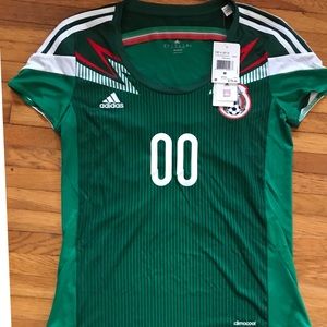 Authentic Mexico women’s adidas soccer jersey M